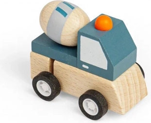 Bigjigs Toys drveno navijajuće građevinsko autiće za djecu