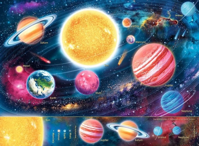 Ravensburger puzzle Sunčev sustav XXL 300 dijelova