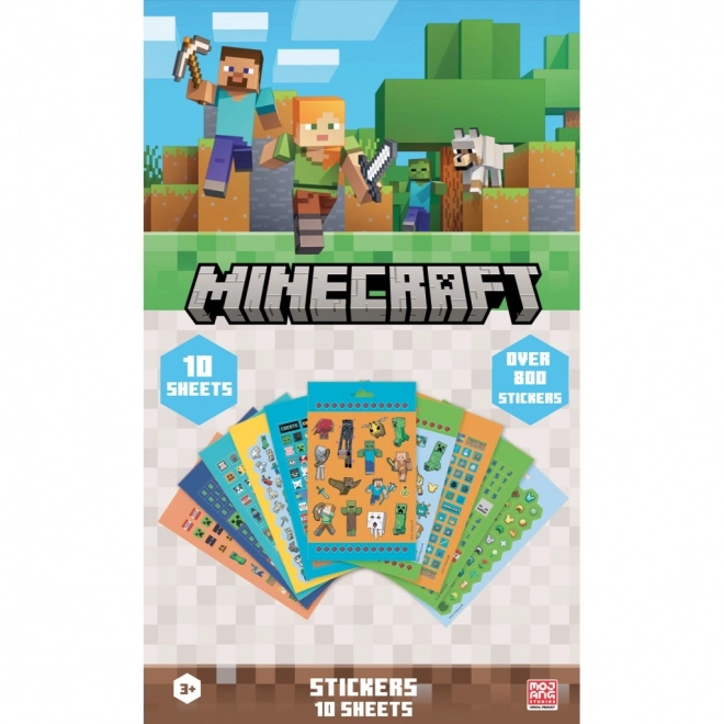 Minecraft set naljepnica 800 kom