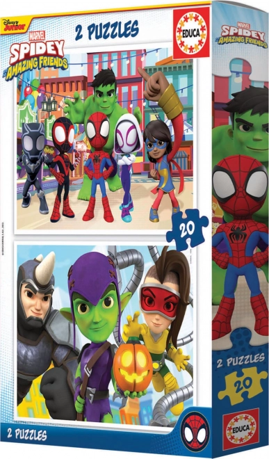 Educa Puzzle Spidey i njegovi nevjerojatni prijatelji 2x20 dijelova