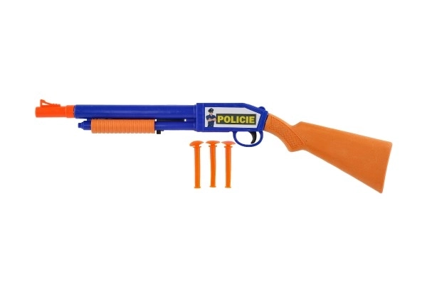 Plastični pištolj na vakumske čašice 48 cm s tri metaka