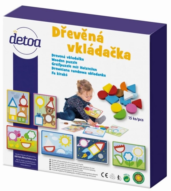 Drvena slagalica Detoa