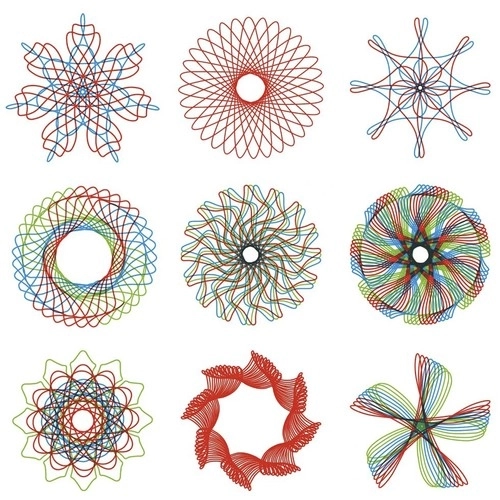 Set za crtanje - Maaleo spirograf 24346