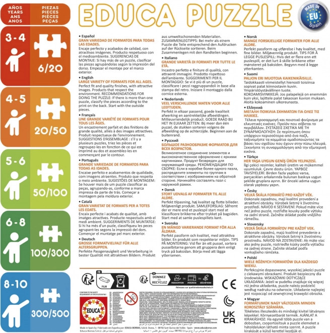 Educa Puzzle Disney Životinje 2x48 dijelova