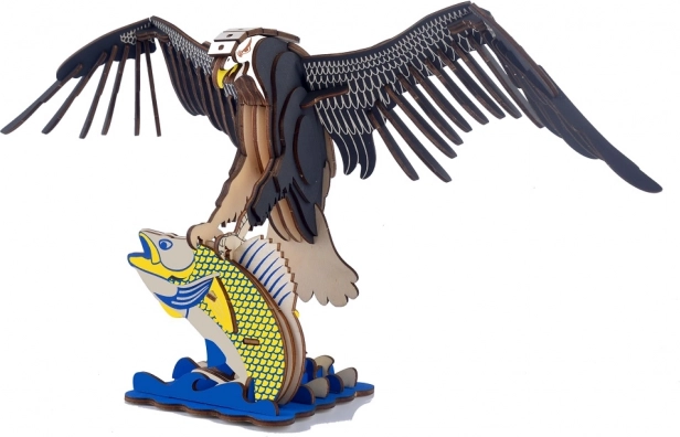 Drvene 3D puzzle orao