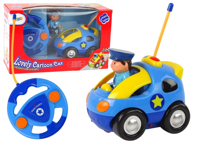 Dječji automobil Policijski Daljinski upravljač R/C Svjetla Zvuk
