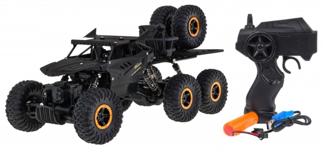 Crawler Rock za djecu 6+ Daljinski upravljani pogon 1:10 6x6 + rezervni kotači