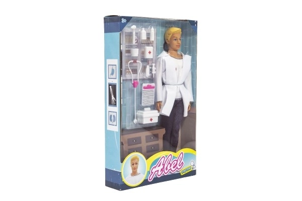 Plastični doktor figurica 30cm s dodacima u kutiji 20x33x5cm