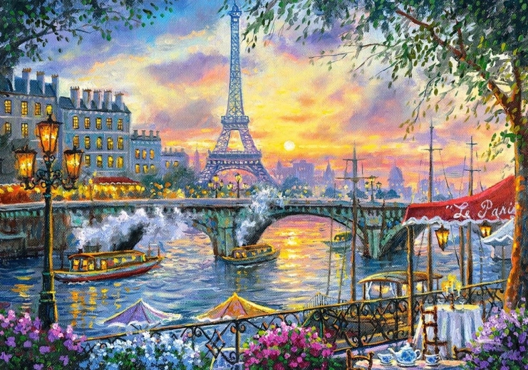 Puzzle od 500 dijelova Tea Time in Paris