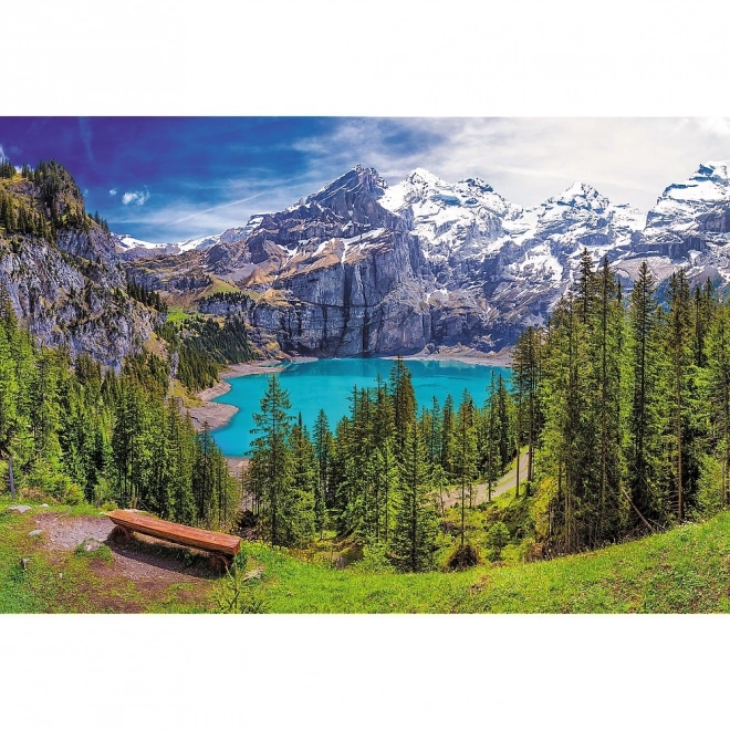 Puzzle Jezero Oeschinen Alpe 1500 dijelova