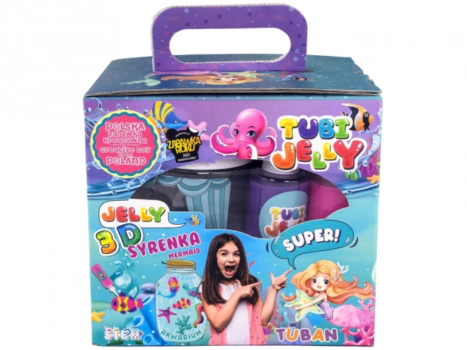 TUBAN TUBI JELLY set od 6 boja s malim akvarijem – morska vila