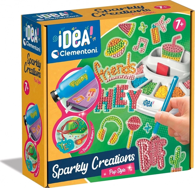 Clementoni IDEA Sparkly Creations dijamantno slikanje – Mjehurić