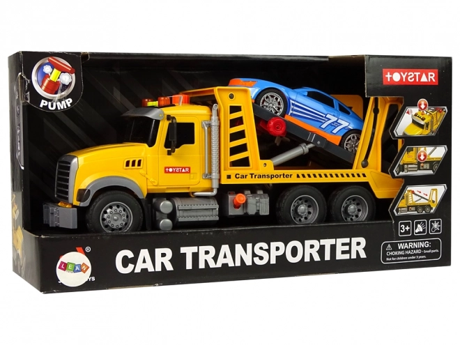 Transporter Kamion Pomoć Rampa Žute zvukove Svjetla