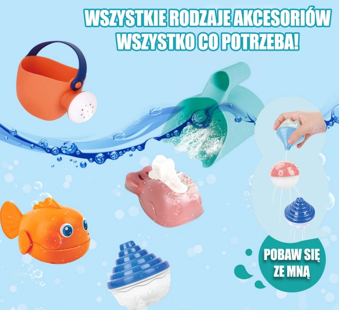 Dječji vodeni stol 2u1 s pješčanikom i vodopadom WOOPIE