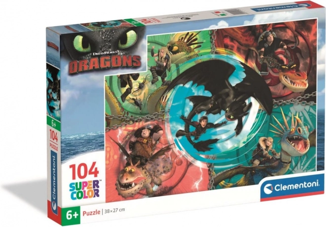 Clementoni puzzle 104 dijelova Kako izdresirati zmaja