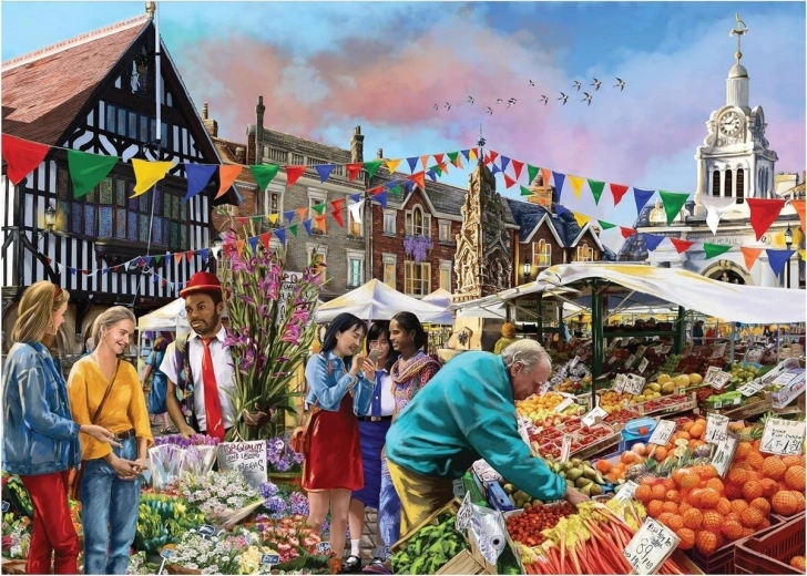 Puzzle Saffron Walden Tržnica 1000 dijelova