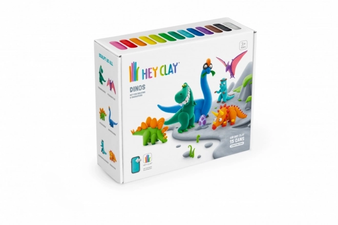 Plastična masa Hey Clay set Dinosauri