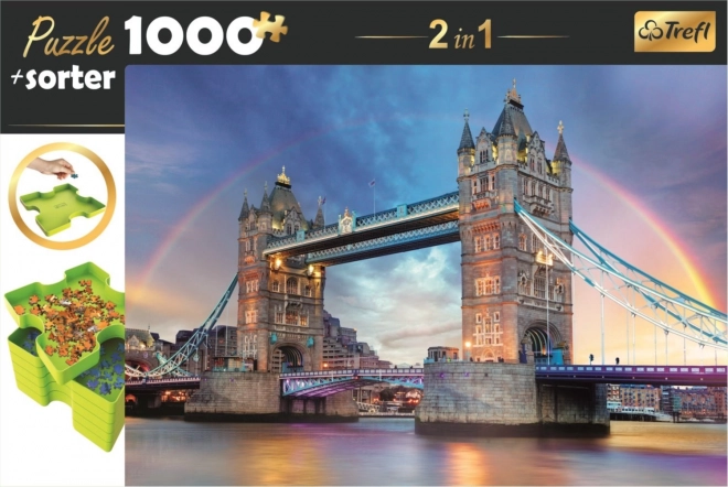 Trefl puzzle Tower Bridge London 1000 komada s sorterom
