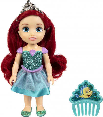 Disney Princess lutkica s češljem 15 cm