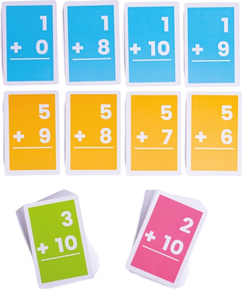 Bigjigs Toys Set kartica za zbrajanje 1-10