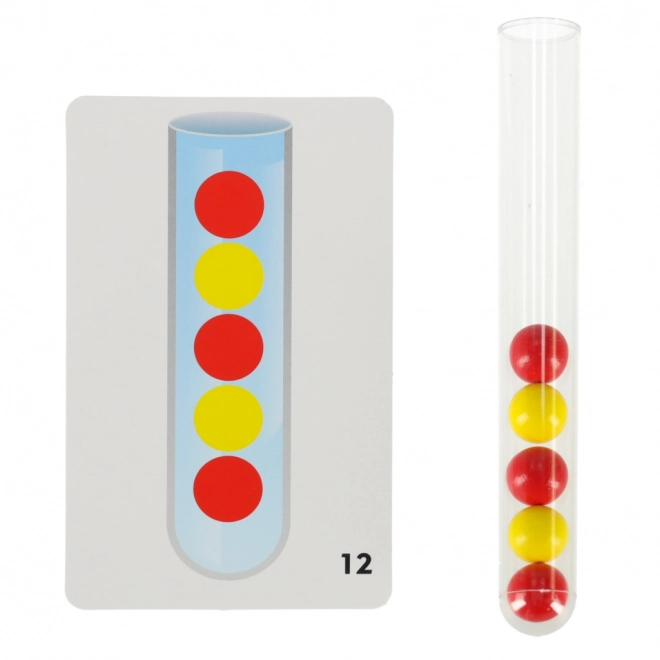 Obrazovna slagalica - šarene montessori kuglice