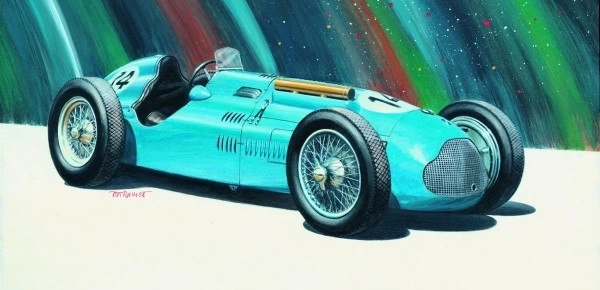 Model Lago Talbot Grand Prix 1949 16,5x6,8cm u kutiji 25x14,5x4,5cm
