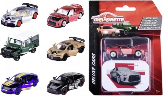 Majorette Deluxe metalni autić 1:64 – miks licenciranih modela