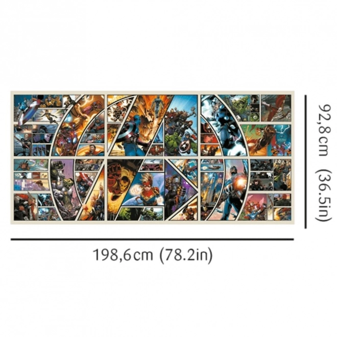 Puzzle 9000 komada Marvel Preko Stripa Svemira
