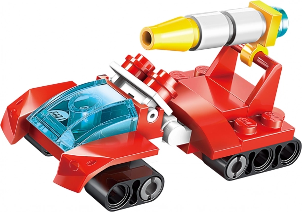 Futurističko vozilo i robot u jednoj kutiji