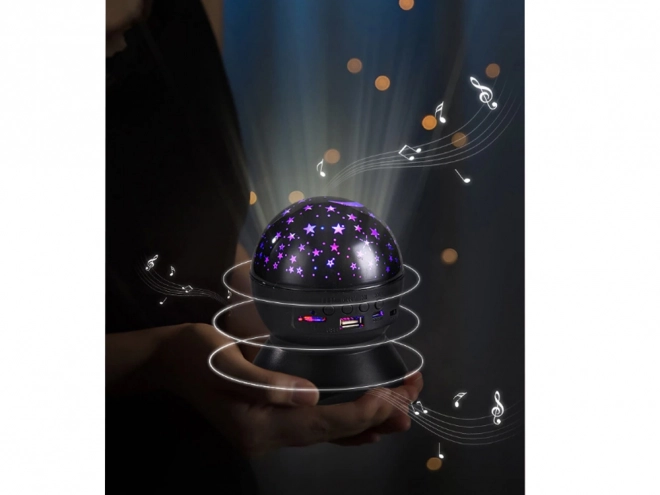 Noćni LED projektor s reproduktorom i Bluetooth