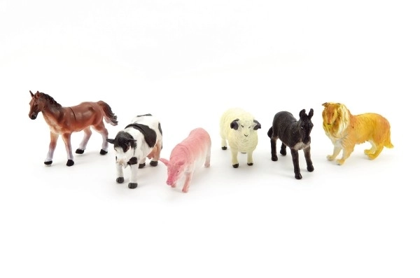 Domaće životinje farma 6 kom plastika 9 cm u vrećici 16,5x27x5cm