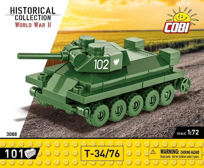 Građevinski set tenka T-34/76