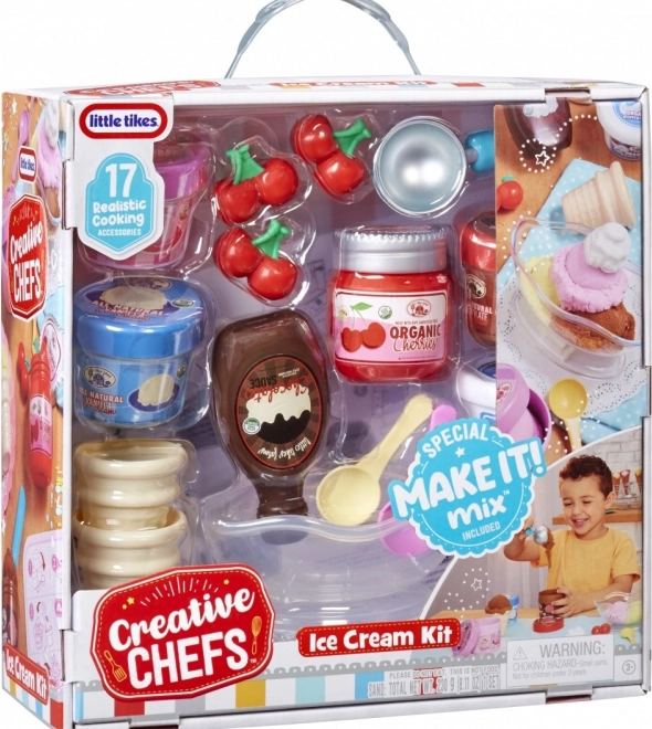 Set za sladoled LITTLE TIKES Creative Chefs sa 17 dodataka