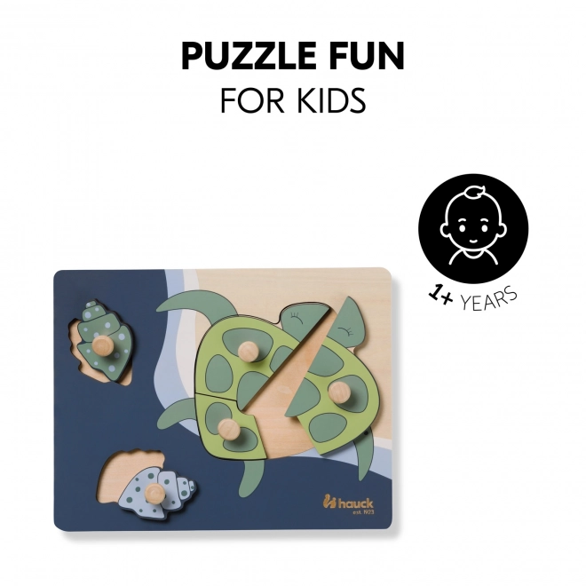 Drvene puzzle - kornjača