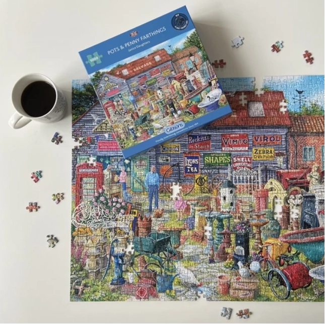 GIBSONS Puzzle Lonci i starudije za sitniš 1000 dijelova
