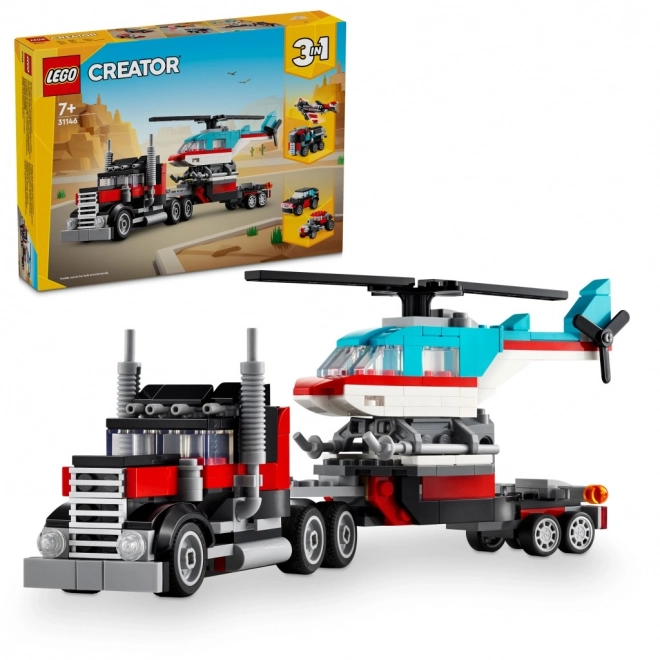 Lego Creator Kamion s Platformom i Helikopterom
