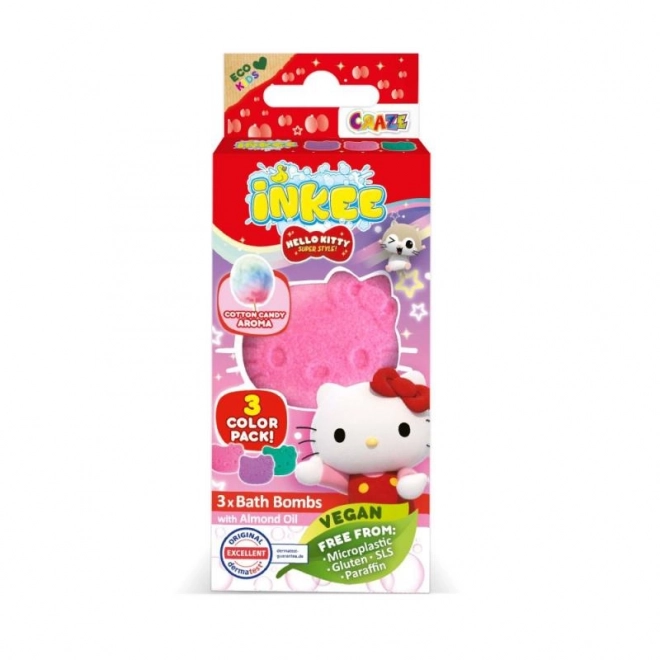 INKEE - Mini pakiranje šumeća bomba - Hello Kitty