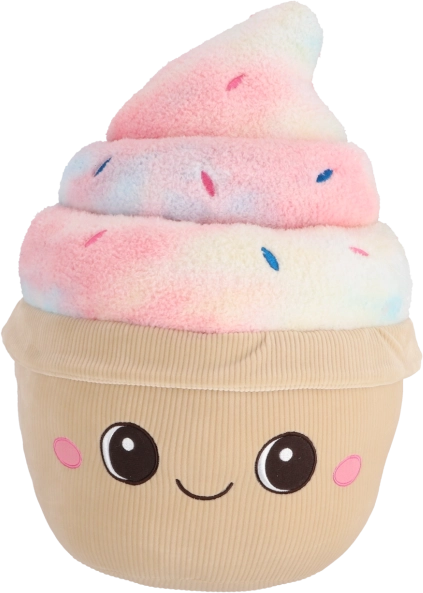 Plišasti cupcake – veliki mekani mazilac 43 cm