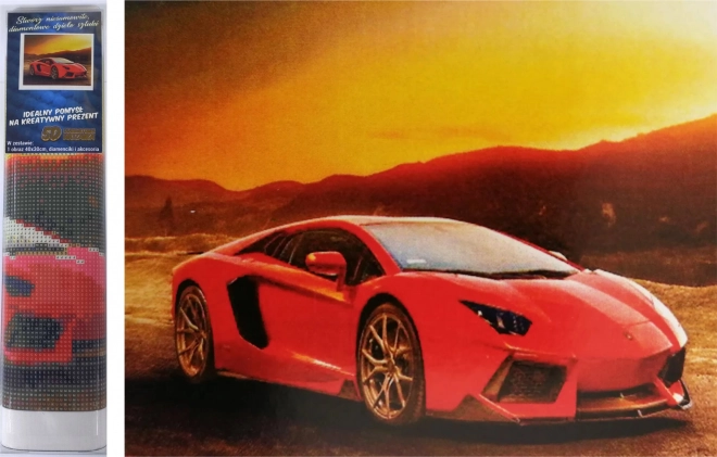 Set za dijamantno slikanje - crveni Ferrari