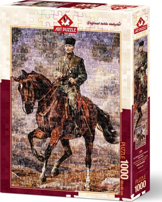 ART PUZZLE Puzzle Ghazi Mustafa Kemal na svom konju 1000 dijelova