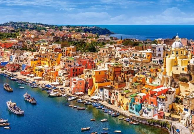Slagalica 1500 dijelova Marina Corricella, Italija