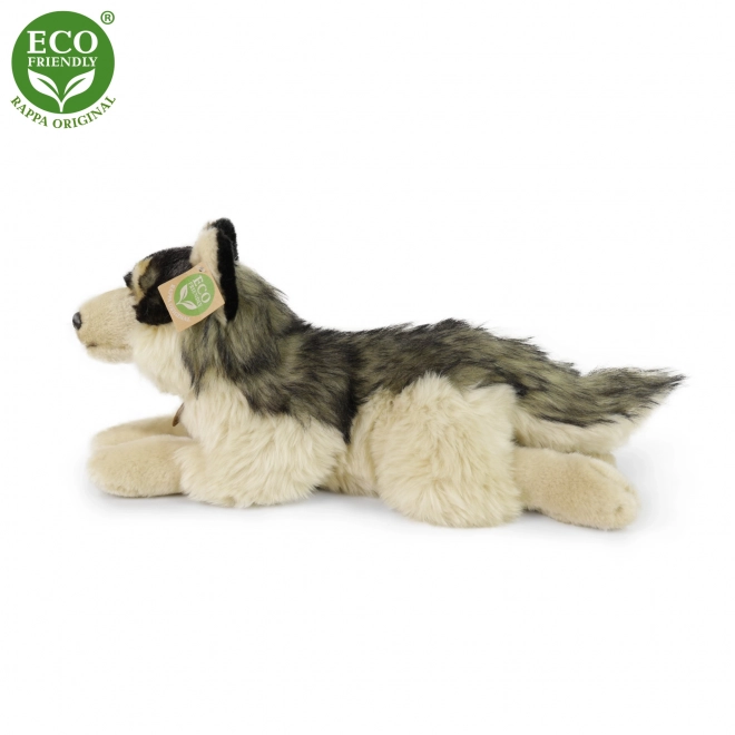Plišani vuk ležeći 35 cm eco-friendly