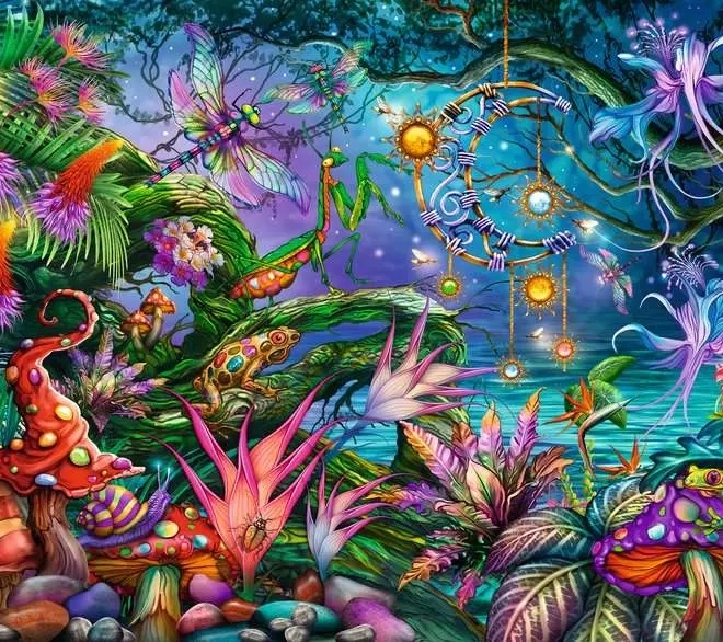 Puzzle Šarena fantazija 1000 komada Ravensburger