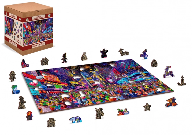 Wooden City Drvene puzzle Silvestar 2u1, 505 dijelova EKO