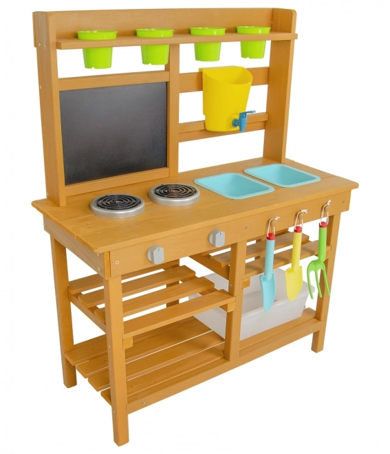 2Kids Toys Drvena vrtna kuhinjica