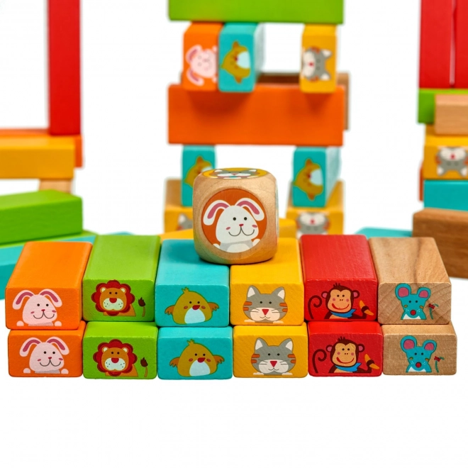 Lucy & Leo „Pogodi tko“ - dječja drvena igra Jenga