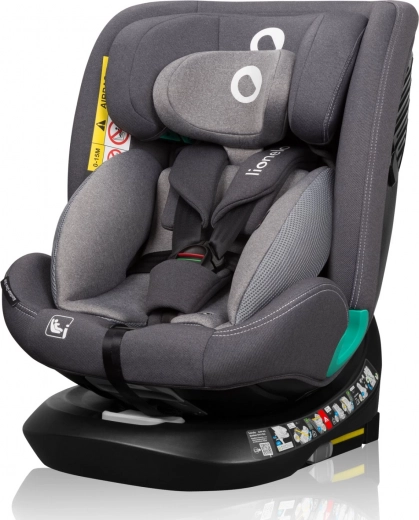 autosjedalica Lionelo Bastiaan One i-Size Grey Stone 40–150 cm