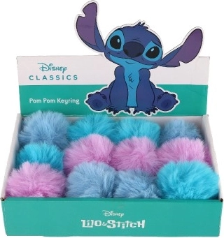 Privjesak za ključeve Stitch s pomponom