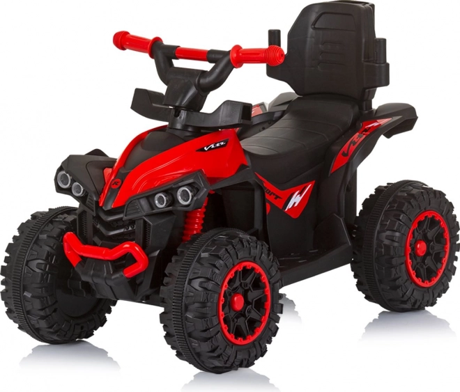 Chipolino guralica s upravljačkom palicom i krovom ATV crvene