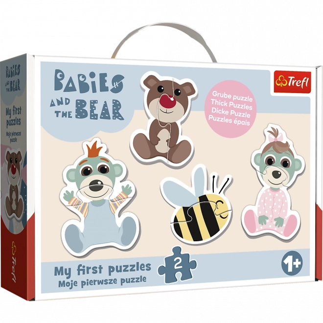 Puzzle Baby Classic Prijateljstvo beba – BOBAŠKI I MIŠ (Trefl)